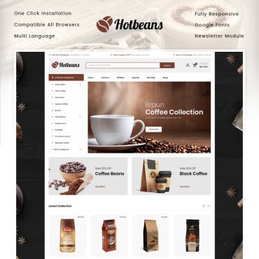 Hotbeans -  . OpenCart .  85784