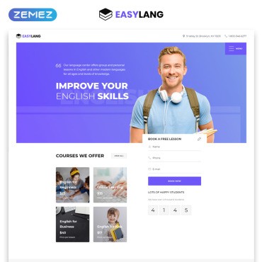 Easylang -     ,  HTML.  Landing Page.  77059