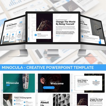 Minocula - Creative. PowerPoint .  97683