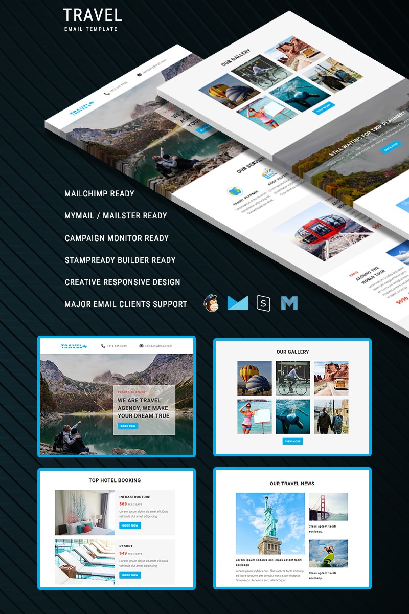 Travel - Адаптивный Email
