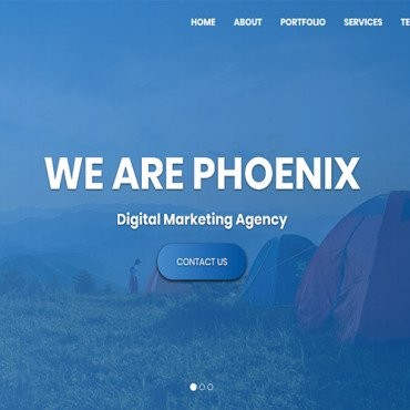 Phoenix -  HTML.  Landing Page.  102542