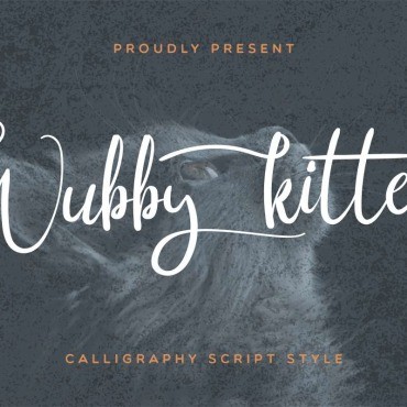 Wubby Kitten. Шрифт. Артикул 100151