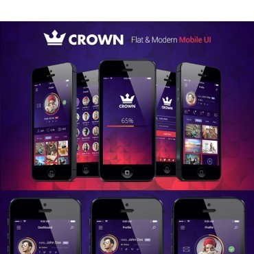 Crown - Fresh Mobile. Элемент пользовательского интерфейса. Артикул 90340