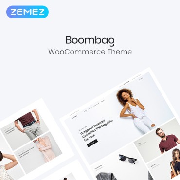 Boombag - Одежда ECommerce Современный Элементор. WooCommerce тема. Артикул 80766