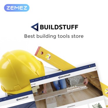 Buildstuff - Строительные инструменты Elementor. WooCommerce тема. Артикул 73664