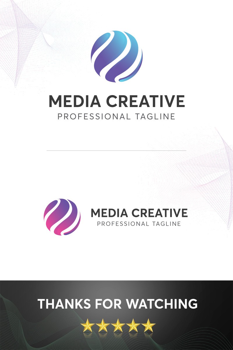 Медиа. Шаблон логотипа. Артикул 97624