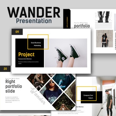 Wander Creative Presentation. Keynote .  67595