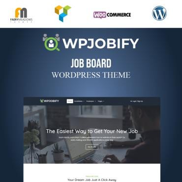 WPJobify - Job Board. WordPress  шаблон. Артикул 95953