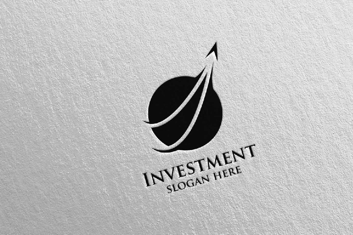 Инвестиционный маркетинг Финансовый 5. Шаблон логотипа. Артикул 97841