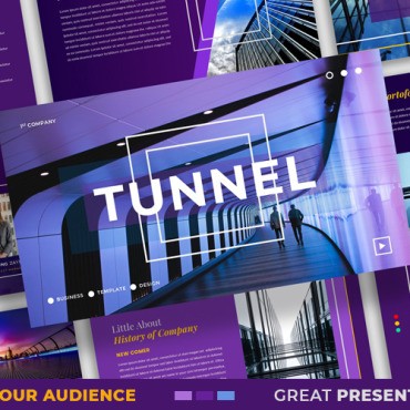Tunnel -     . PowerPoint .  102578