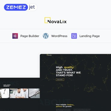 Novalix -   WordPress.  Landing Page.  73462