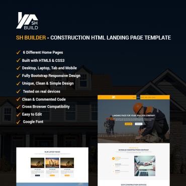 SH BUILDER -  HTML.  Landing Page.  67922