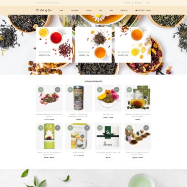 Pot of Tea -   Multipage Clean. Shopify .  77911