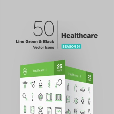 50 Healthcare Line Green & Black.  .  91525