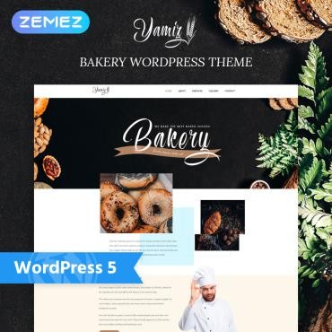 Yamiz - многофункциональный анимированный хлебобулочный хлеб. WordPress  шаблон. Артикул 76771