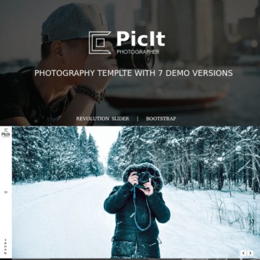 PicIt -  HTML.  Landing Page.  97020