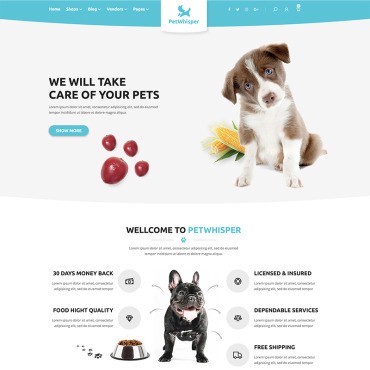 Pets store RTL WordPress Theme. WooCommerce .  84584