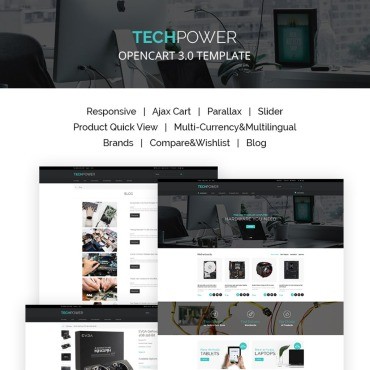 TechPower -  . OpenCart .  66882