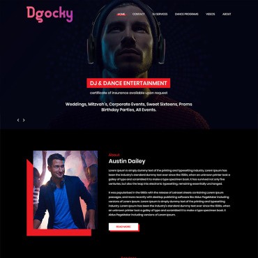 Dgocky - DJ Music. PSD .  82002