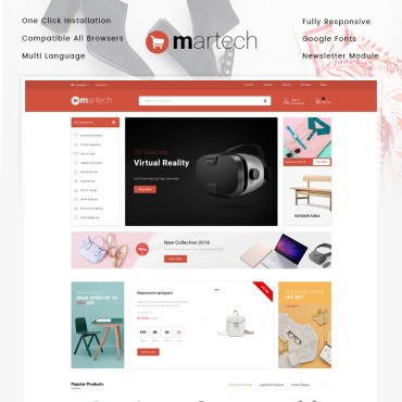 Martech -  . OpenCart .  84302