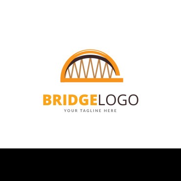 Мост. Шаблон логотипа. Артикул 69006