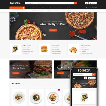 Foodezia -  . OpenCart .  85167