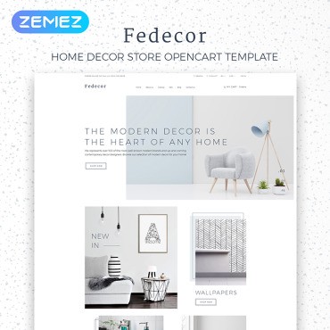 Fedecor -   Multipage Clean. OpenCart .  84010