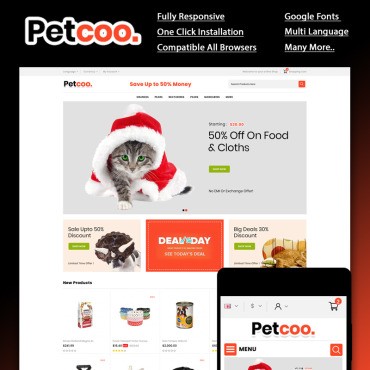 Petcoo -Pet Store. OpenCart .  87446
