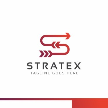 Stratex. Шаблон логотипа. Артикул 70395