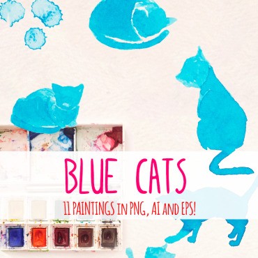 11   Blue Kitty Cat. .  79611