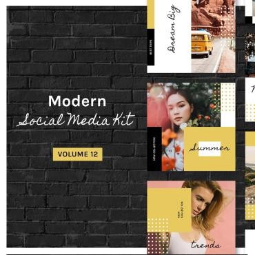 Modern Social Media Kit .  81346