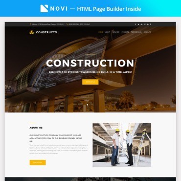 Constructo -     .  Landing Page.  67292