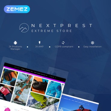 Nextprest -   Clean Bootstrap Ecommerce. PrestaShop .  77330