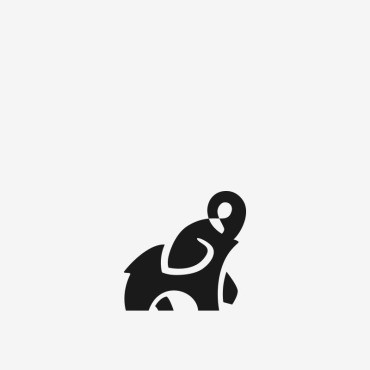 Слон. Шаблон логотипа. Артикул 67772