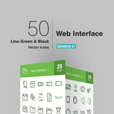 50 - Line Green & Black.  .  92833
