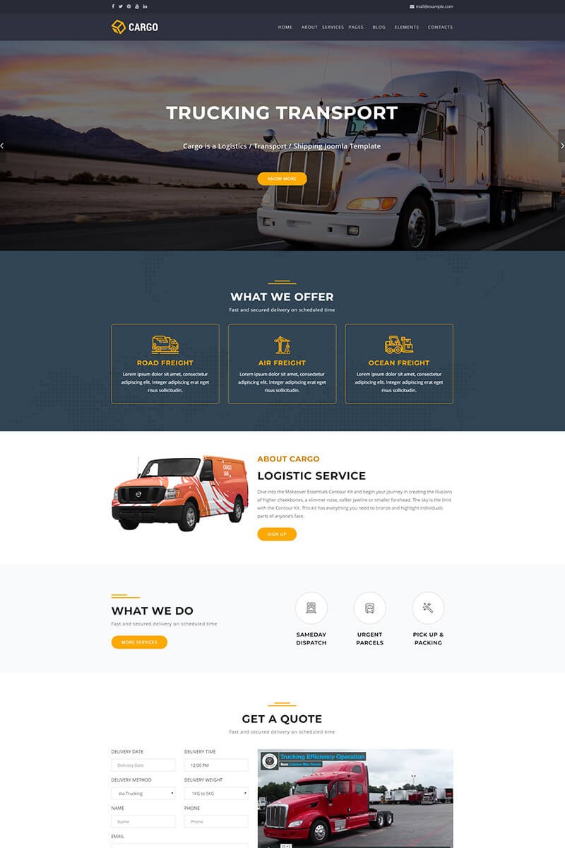 Cargo - Транспорт / Доставка / Грузовые перевозки