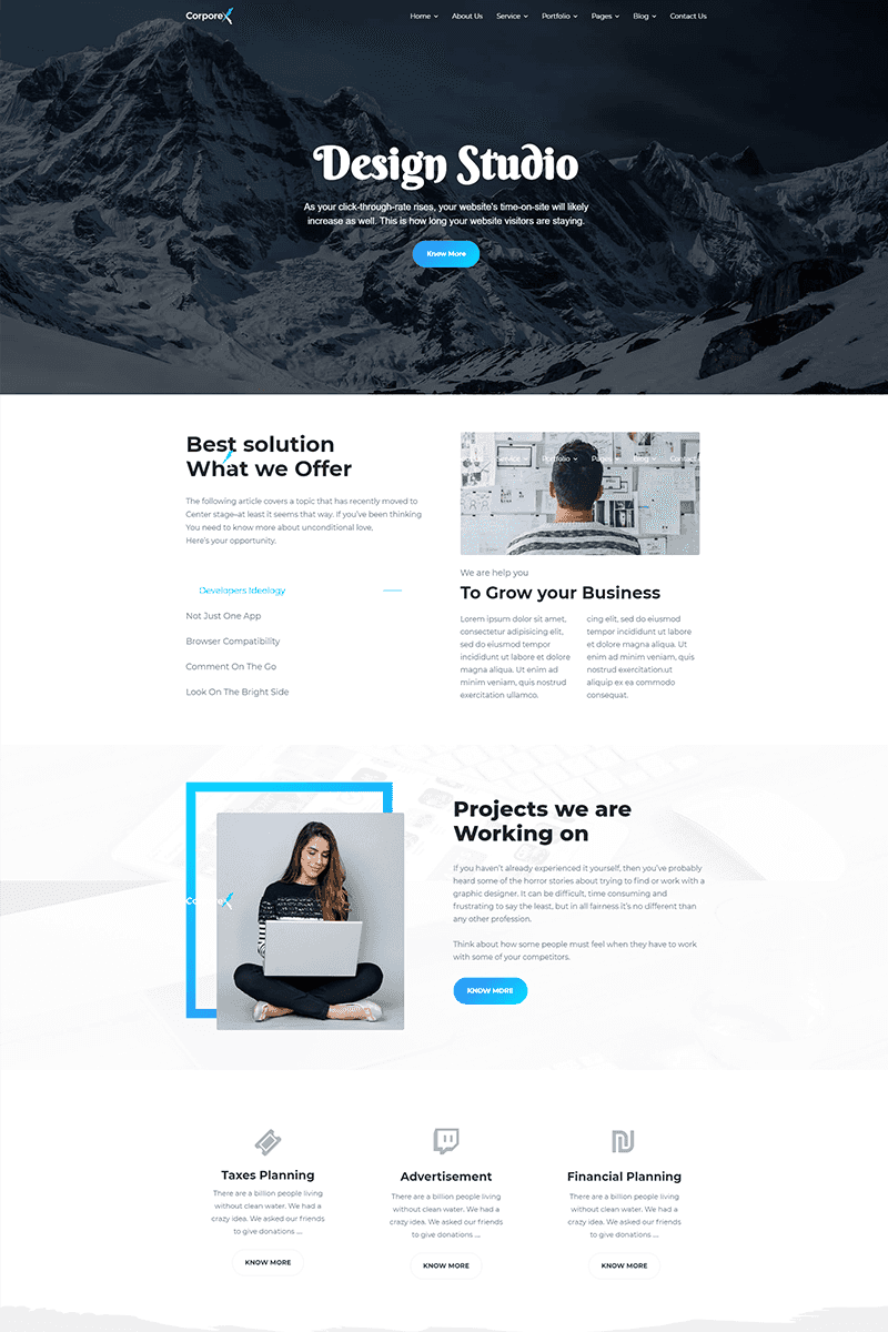 Corporex - многоцелевой бизнес