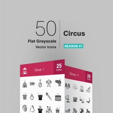 50 Circus Flat Greyscale.  .  91160