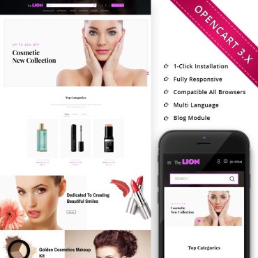 Lion Cosmetic -  , . OpenCart .  71766