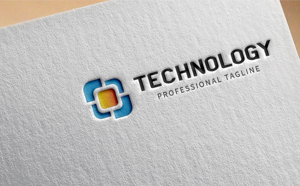 Технология. Шаблон логотипа. Артикул 95411