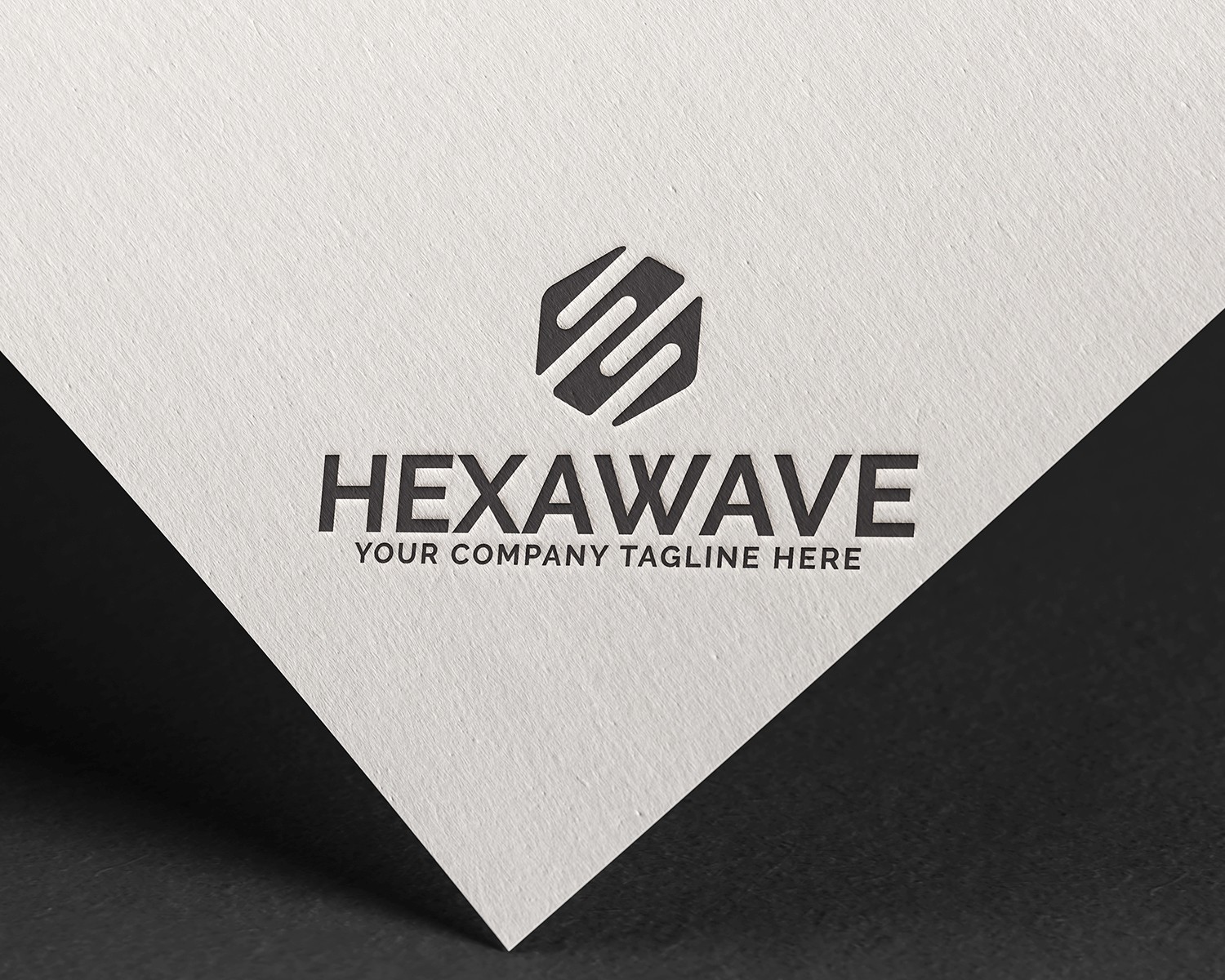 Hexawave. Шаблон логотипа. Артикул 94995