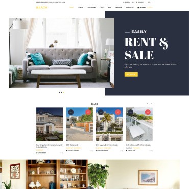  - Real Estate Multipage Clean. Shopify .  77403