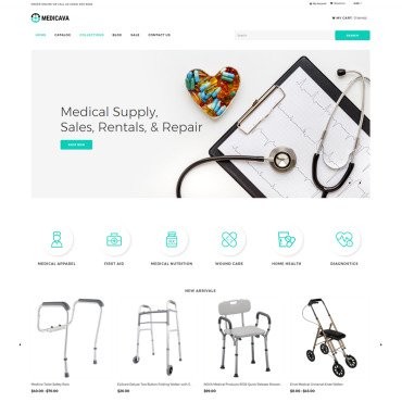 Medicava -   Multipage Clean. Shopify .  82698