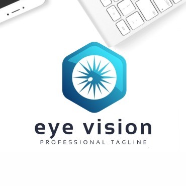 Eye Vision. Шаблон логотипа. Артикул 104474