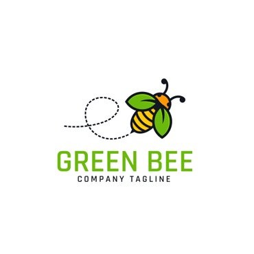 Nature Green Bee.  .  63896