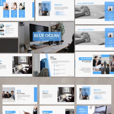  BLUE OCEAN. PowerPoint .  99385