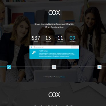 Cox - Скоро HTML5. Специализированная страница. Артикул 67274