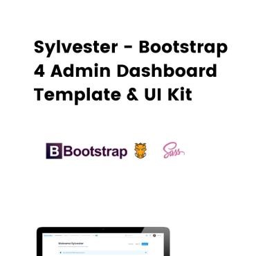 Sylvester - удобный для разработчиков Bootstrap 4.4.1 + UI Kit. Шаблон админки. Артикул 98406