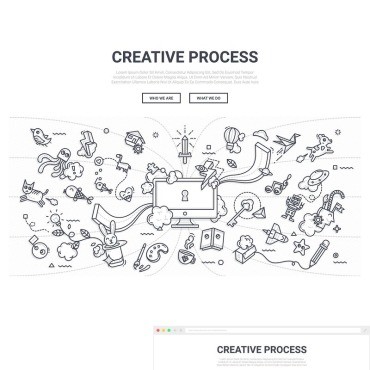 Doodle - Творческий процесс. Фон. Артикул 90579