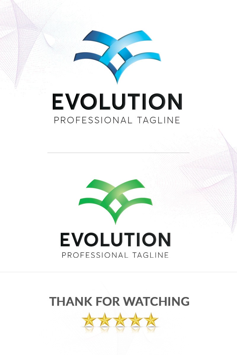 Эволюция. Шаблон логотипа. Артикул 95248